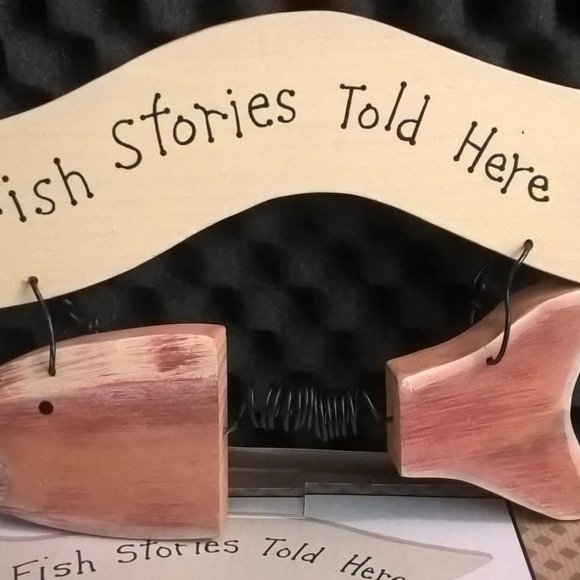 FISH STORIES TOLD HERE Fish Plaque - Picture 4 of 9